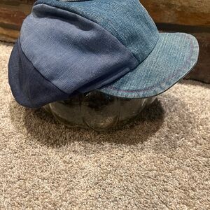 ❤️SOLD❤️Vintage Patchwork Denim Floppy Newspaper Boy Hippie Hat